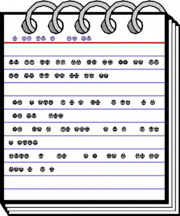 Round Masks Regular animated font preview