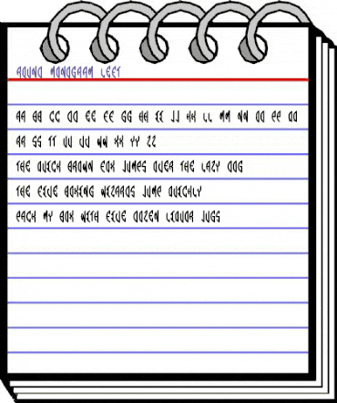 Round_Monogram_Left Regular animated font preview