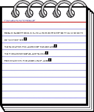 rounded future Regular animated font preview
