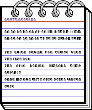 Route Regular animated font preview