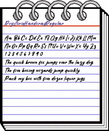 Roystorie Handcraf Regular animated font preview