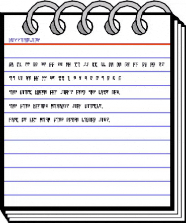 RussianLine Medium animated font preview