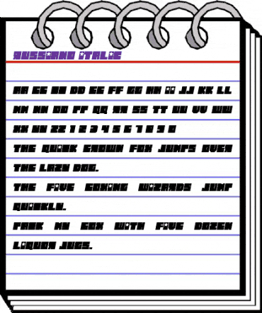 Russiano Italic animated font preview