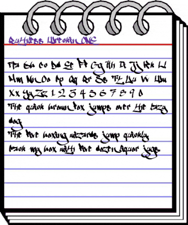 Ruthless Wreckin ONE Regular animated font preview