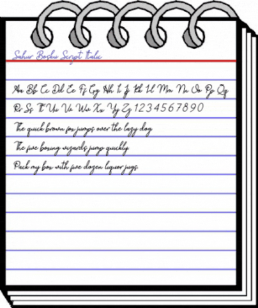 Sahur Bosku Script Italic animated font preview Sahur Bosku Script Italic animated font preview