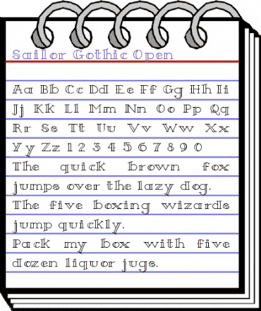 Sailor Gothic Bold animated font preview Sailor Gothic Bold animated font preview