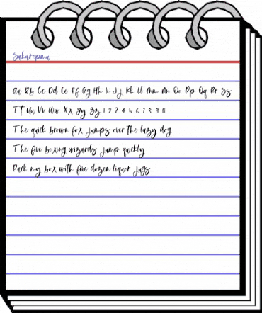 Sakarepmu Regular animated font preview