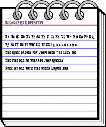 Salmon FREE Regular animated font preview Salmon FREE Regular animated font preview