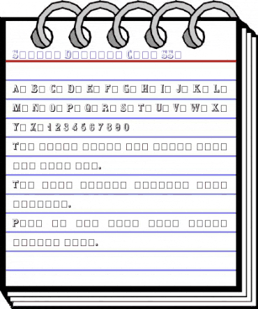 Saloon Display Caps SSi Regular animated font preview Saloon Display Caps SSi Regular animated font preview