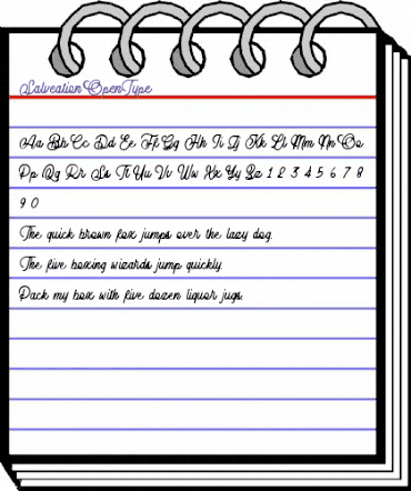 Salveation Regular animated font preview Salveation Regular animated font preview