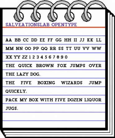 Salveation Slab Regular animated font preview Salveation Slab Regular animated font preview