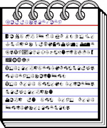 Sammelsuriart Regular animated font preview