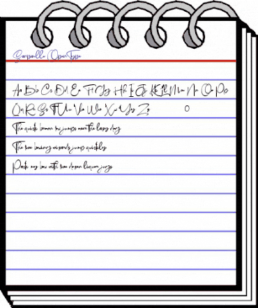 Sanpaullo Regular animated font preview