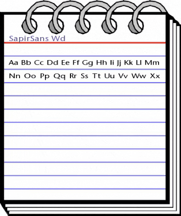 SapirSans Wd Regular animated font preview SapirSans Wd Regular animated font preview