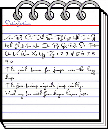 Satisfaction Bold animated font preview Satisfaction Bold animated font preview