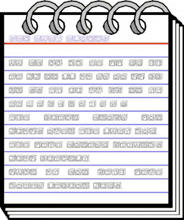 SBC Baby Blocks Regular animated font preview