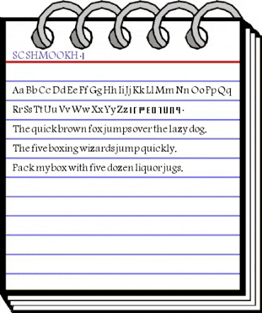 SC_SHMOOKH 01 REGULAR animated font preview SC_SHMOOKH 01 REGULAR animated font preview