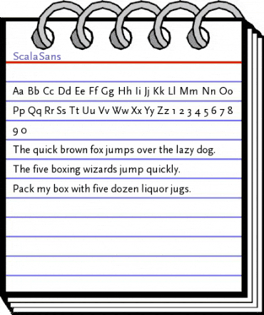 ScalaSans Regular animated font preview ScalaSans Regular animated font preview