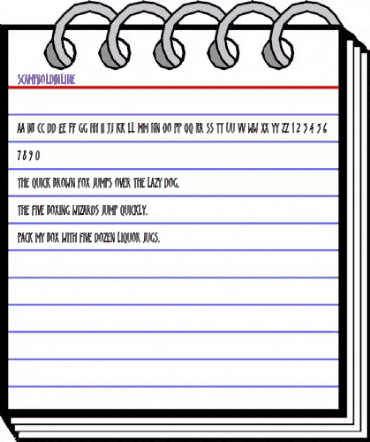 Scamp Regular animated font preview