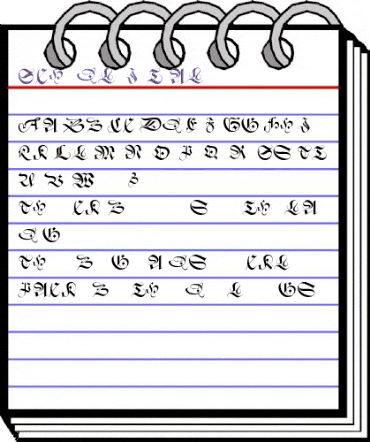 SchneidlerInitialen Regular animated font preview