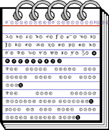 SchneidlerSchwabachInitials Regular animated font preview