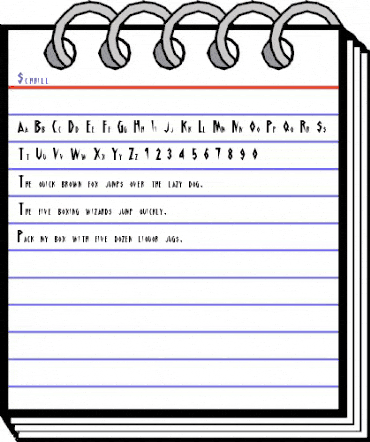 Schrill Regular animated font preview