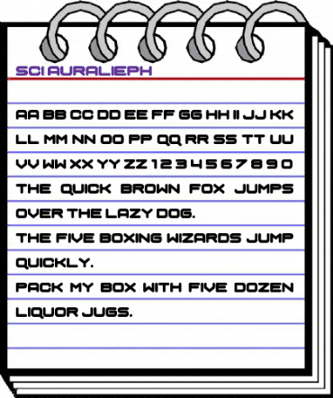 Sci Auralieph Regular animated font preview Sci Auralieph Regular animated font preview