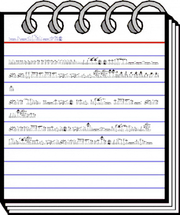 Scrap Garden Regular animated font preview