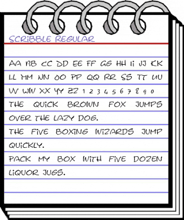 scribble Regular animated font preview scribble Regular animated font preview