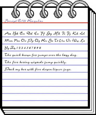 Script-C721 Regular animated font preview Script-C721 Regular animated font preview