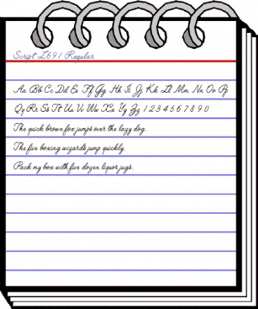 Script-L691 Regular animated font preview Script-L691 Regular animated font preview