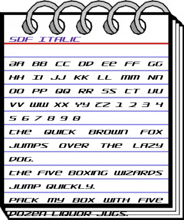 SDF Italic Italic animated font preview SDF Italic Italic animated font preview
