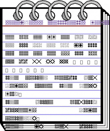 Seamless Patterns Demo animated font preview