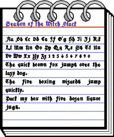 Season of the Witch Black Regular animated font preview Season of the Witch Black Regular animated font preview