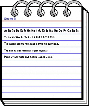 Secrets 2 Regular animated font preview Secrets 2 Regular animated font preview