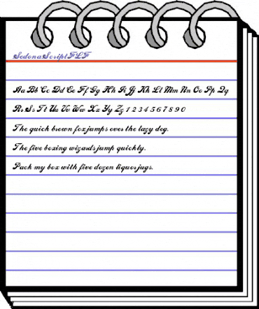SedonaScriptFLF Regular animated font preview SedonaScriptFLF Regular animated font preview