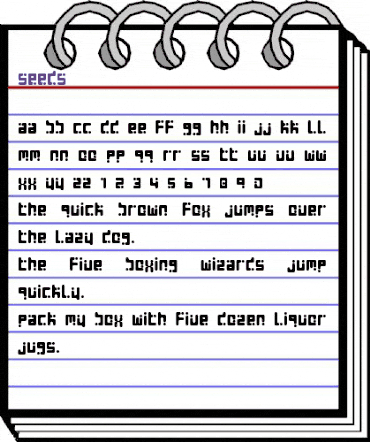 Seeds Normal animated font preview