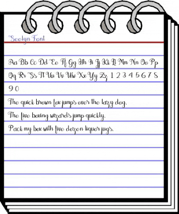 Seelyn Regular animated font preview