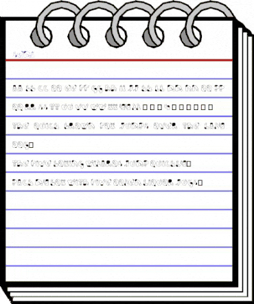 Semi Regular animated font preview