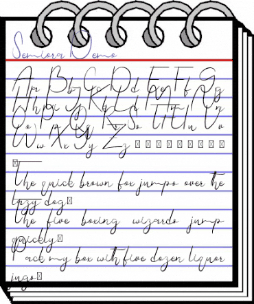 Semiora Demo Regular animated font preview
