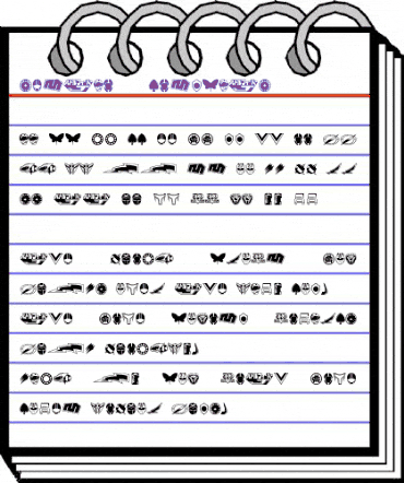 Sentai 30 Dingbats Sentai 30 Dingbats animated font preview