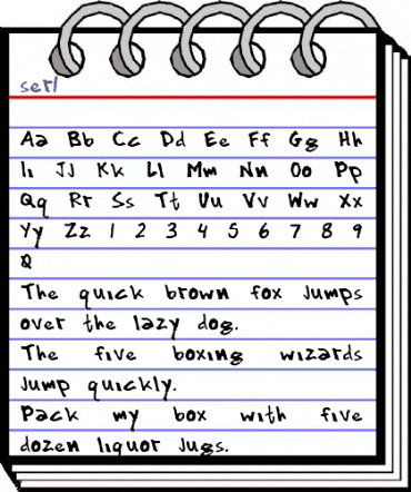 ser1 Regular animated font preview
