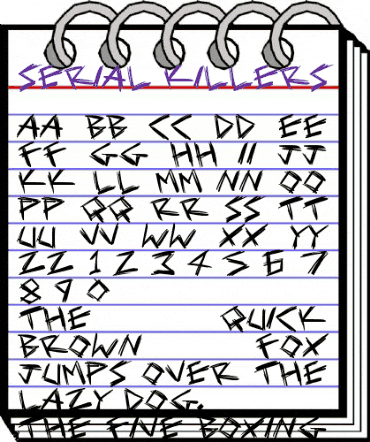 Serial Killers Regular animated font preview