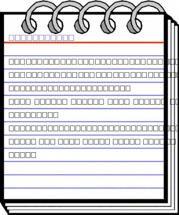 SerifGothic Regular animated font preview