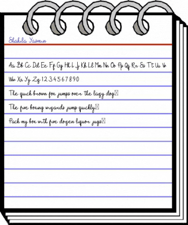 Shakila Yasmin Regular animated font preview Shakila Yasmin Regular animated font preview