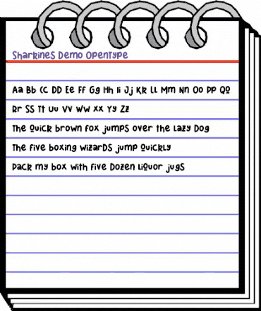 Sharkines Demo Regular animated font preview Sharkines Demo Regular animated font preview