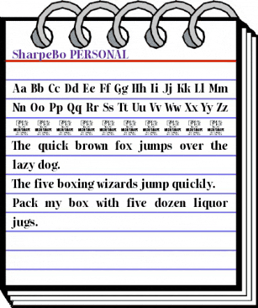Sharpe PERSONAL Bold animated font preview Sharpe PERSONAL Bold animated font preview