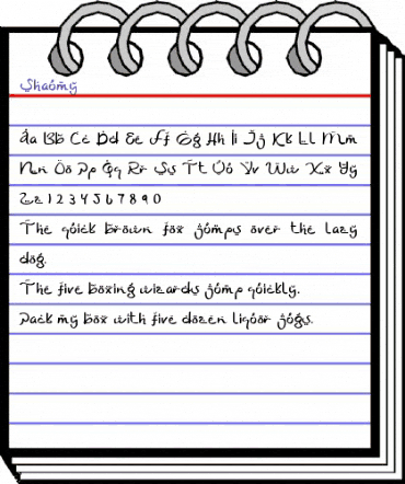 Shaumy Regular animated font preview Shaumy Regular animated font preview