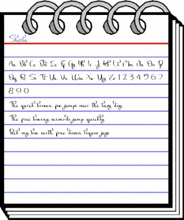 Sheila Regular animated font preview Sheila Regular animated font preview