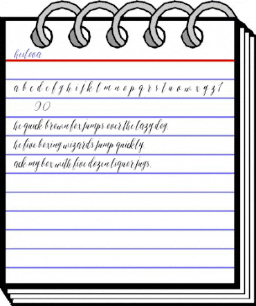 Sheilova Regular animated font preview Sheilova Regular animated font preview